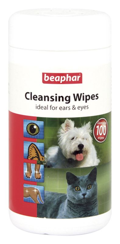 Beaphar Cleansing Wipes 100 Wipes